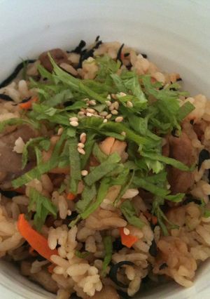 とっても簡単！鶏とひじきの炊き込みご飯-レシピのメイン写真