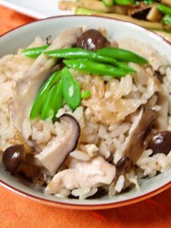 しょうがときのこの炊き込みご飯-レシピのメイン写真