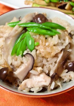 しょうがときのこの炊き込みご飯-レシピのメイン写真