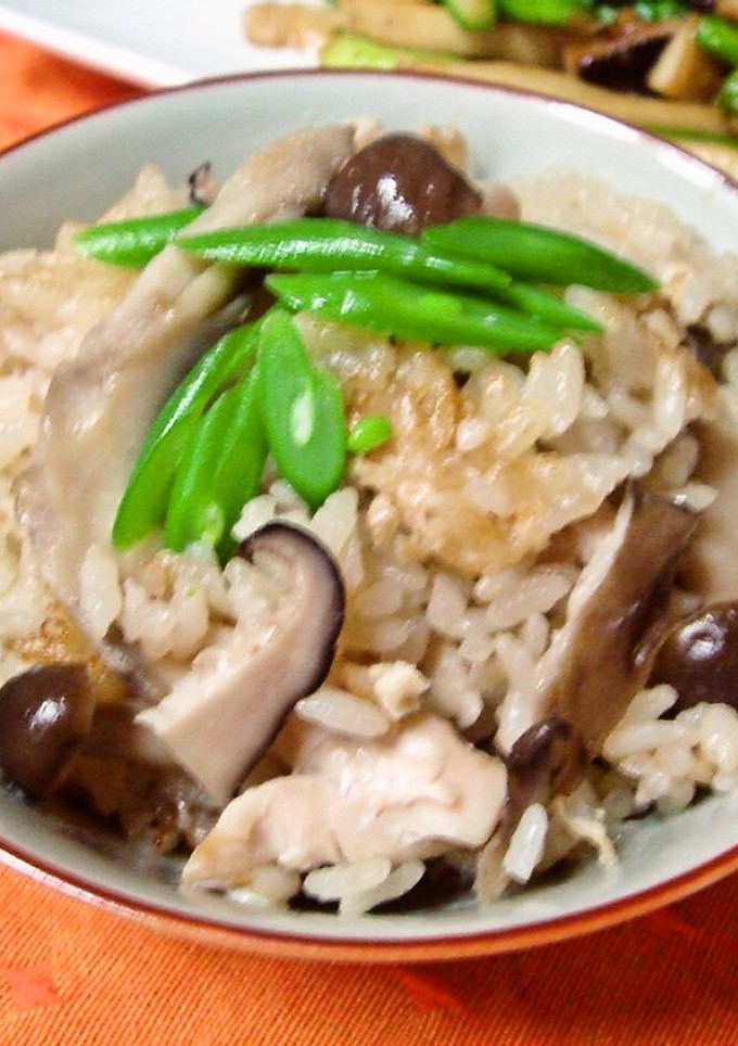 しょうがときのこの炊き込みご飯-レシピのメイン写真