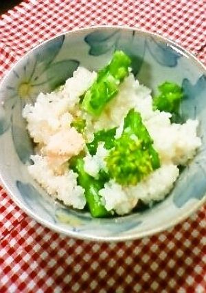 春の贅沢✿菜の花＆タラコご飯-レシピのメイン写真