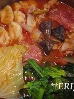 簡単!トマト鍋~♪♪-レシピのメイン写真