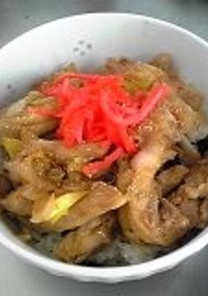市販のすき焼きのタレで鶏の照り焼き丼-レシピのメイン写真