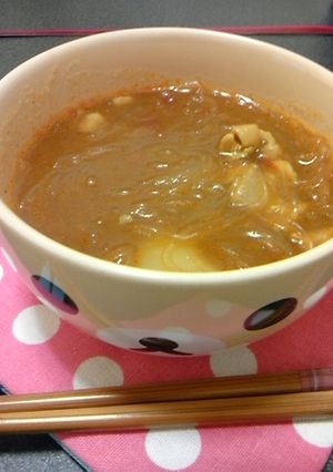 残ったカレーでお手軽カレースープ-レシピのメイン写真