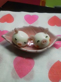 キャラ弁☆うずら卵でブタちゃん-レシピのメイン写真