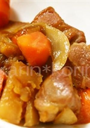 ゴロゴロお肉deコッテリ肉じゃが-レシピのメイン写真