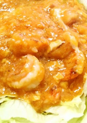 塩麹入り　かんたん！エビチリ-レシピのメイン写真
