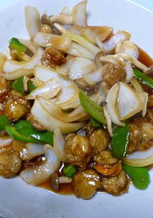 ホタテの甘酢炒め-レシピのメイン写真