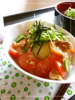 スモークサーモンの塩麹丼。-レシピのメイン写真