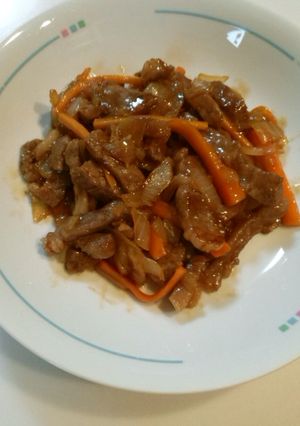 ＊牛焼き肉炒め＊-レシピのメイン写真