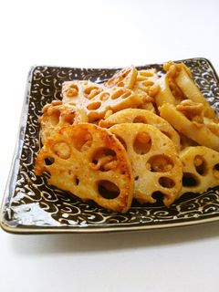 蓮根のからし醤油天かす和え-レシピのメイン写真
