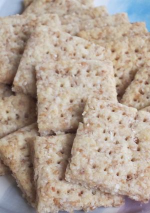 ヘルシー全粒粉のチーズクラッカー-レシピのメイン写真