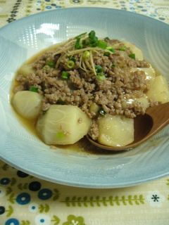 とろ~り優しい❀かぶのそぼろあん-レシピのメイン写真