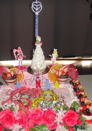 プリキュアケーキ(デコレーションの仕方)-レシピのメイン写真