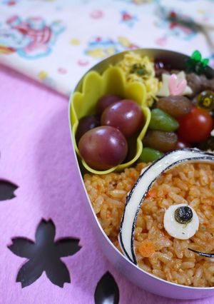 簡単　ファインデング・ニモ　キャラ弁-レシピのメイン写真