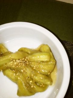 簡単蒸しなすの黒酢おひたし-レシピのメイン写真