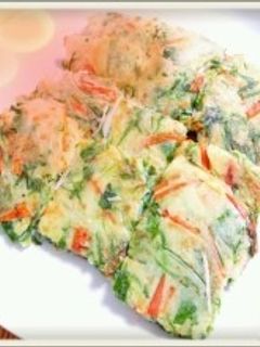 水菜のシャキシャキチヂミ-レシピのメイン写真