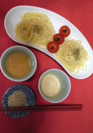 味噌とグレープフルーツのつけスパゲティ-レシピのメイン写真