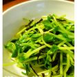 ❤豆苗+塩こんぶ❤