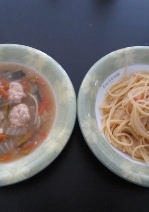 中華風　肉団子スパ-レシピのメイン写真