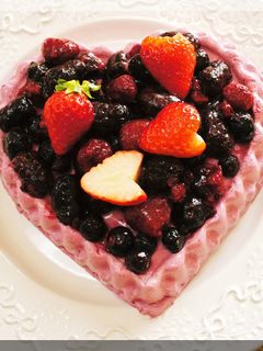 * ミックスベリーnoレアチーズケーキ♪-レシピのメイン写真