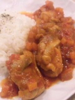 ☆ごはんに合う!鶏肉のトマト煮込み☆-レシピのメイン写真