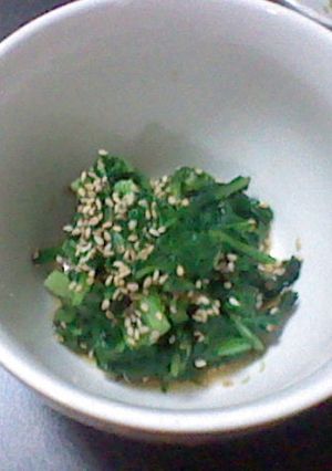 今日もメシウマな食卓に★春菊のおひたし♪-レシピのメイン写真