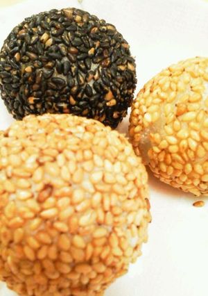 中華點心＊芝麻球～ごま団子～-レシピのメイン写真