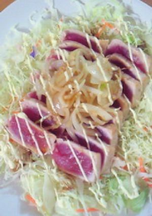 ごま油で！安いまぐろの美味いサラダ＊-レシピのメイン写真