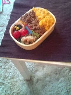 ヘルシー!!レンコン入り鶏そぼろ弁当-レシピのメイン写真
