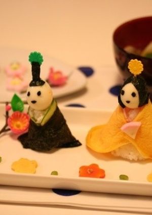 おひなまつりに♪雛人形のおにぎり-レシピのメイン写真