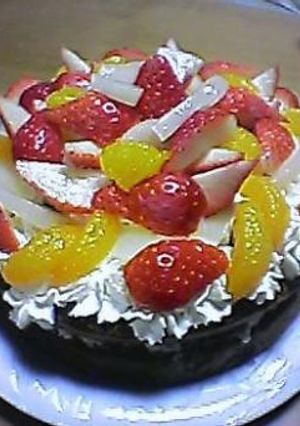 ふわふわ☆ココアのスポンジケーキ-レシピのメイン写真