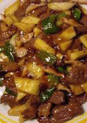 ＊牛肉とマンゴーの炒め物 ＊-レシピのメイン写真