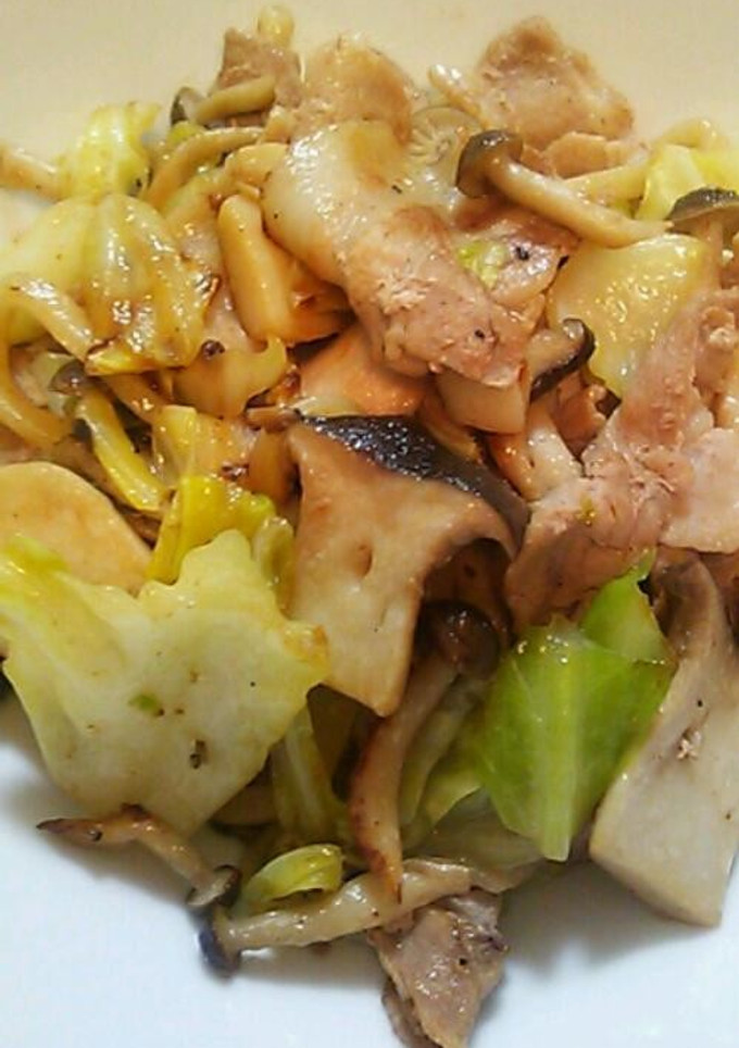 純和風　焼きうどん♪-レシピのメイン写真
