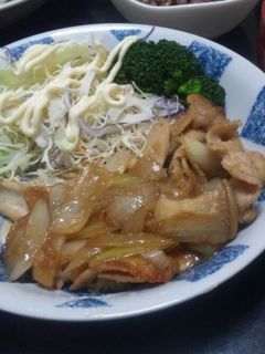 ボリュームたっぷりしょうが焼き-レシピのメイン写真