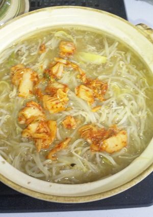 もやしタップリ味噌ラーメン鍋-レシピのメイン写真