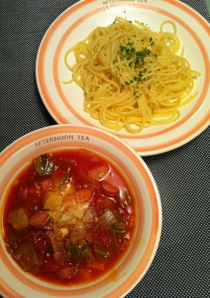ミネストローネでつけスパ☆-レシピのメイン写真