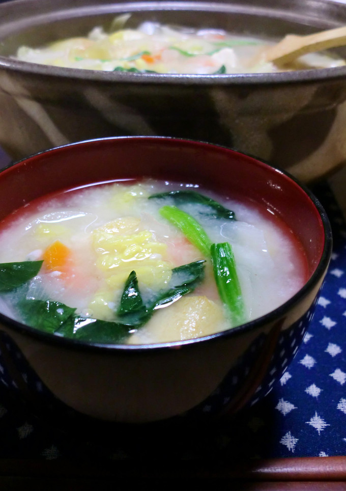 酒粕と塩麹を使った粕汁-レシピのメイン写真