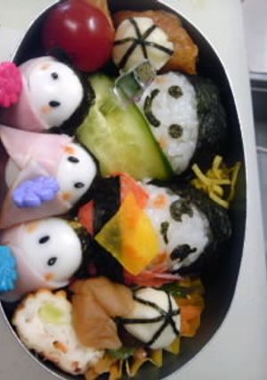 お雛様お弁当-レシピのメイン写真
