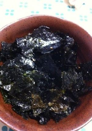 韓国のりを作ろう！-レシピのメイン写真