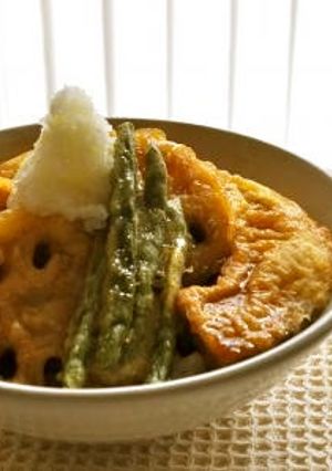 甘い天丼のたれ　天丼　残った天ぷらで！-レシピのメイン写真