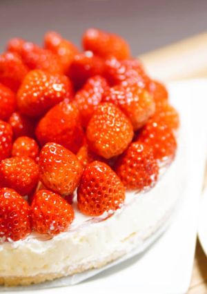 レアチーズケーキ 【生クリームなし】-レシピのメイン写真