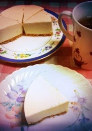 水切りなし☆レアチーズケーキ-レシピのメイン写真