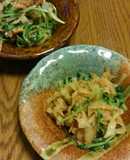 切り干し大根と豆苗サラダ　おつまみにも！