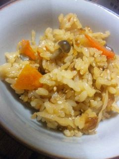 切り干し大根煮からの炊き込みごはん-レシピのメイン写真