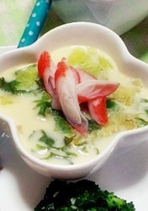 レタスの茶碗蒸し-レシピのメイン写真