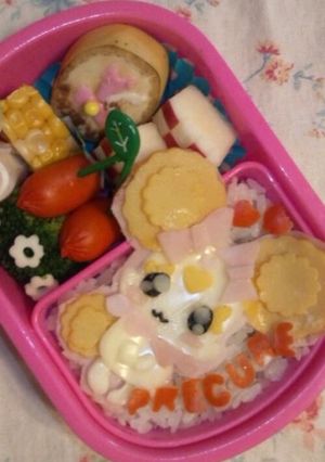 スマイルプリキュア♡キャンディーキャラ弁-レシピのメイン写真