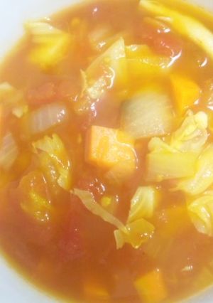 野菜ときのこの健康トマトスープ-レシピのメイン写真