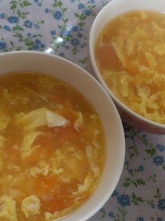 トマトと卵の中華スープ-レシピのメイン写真