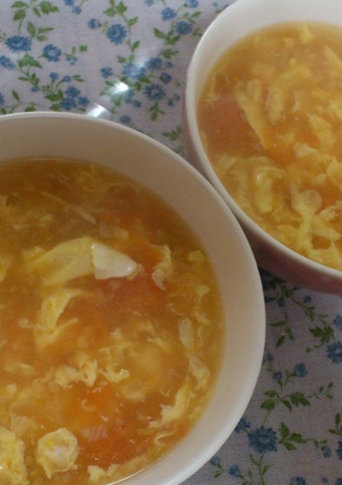 トマトと卵の中華スープ-レシピのメイン写真